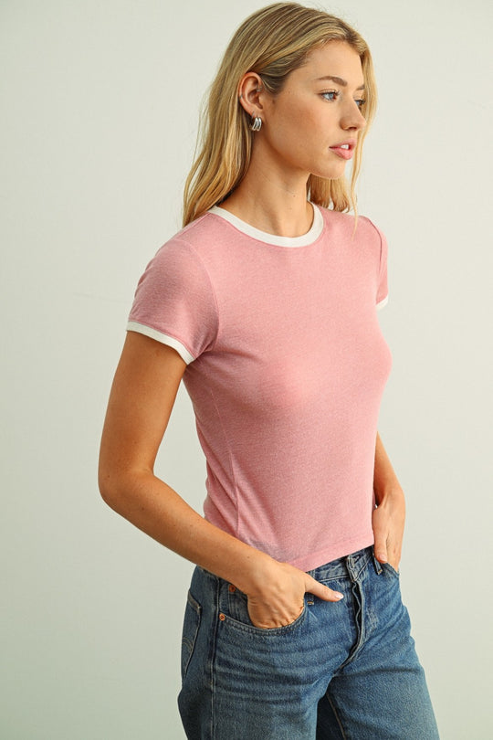 Meredith Ringer Tee - Beloved Boutique 
