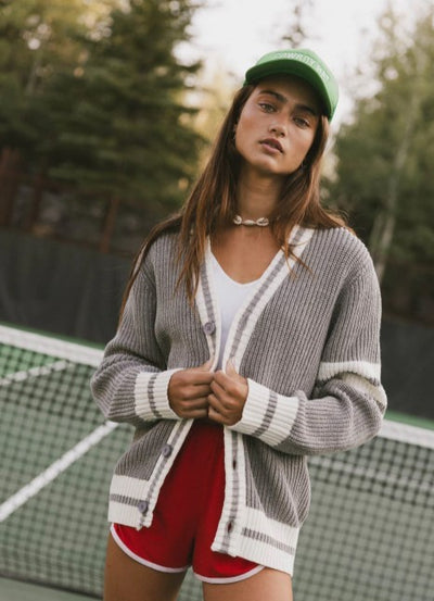 Varsity Oversized Cardigan