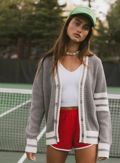 Varsity Oversized Cardigan