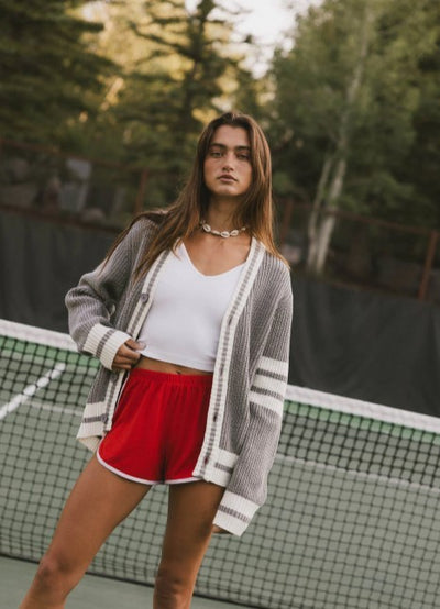 Varsity Oversized Cardigan