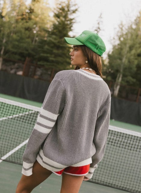 Varsity Oversized Cardigan
