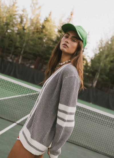 Varsity Oversized Cardigan