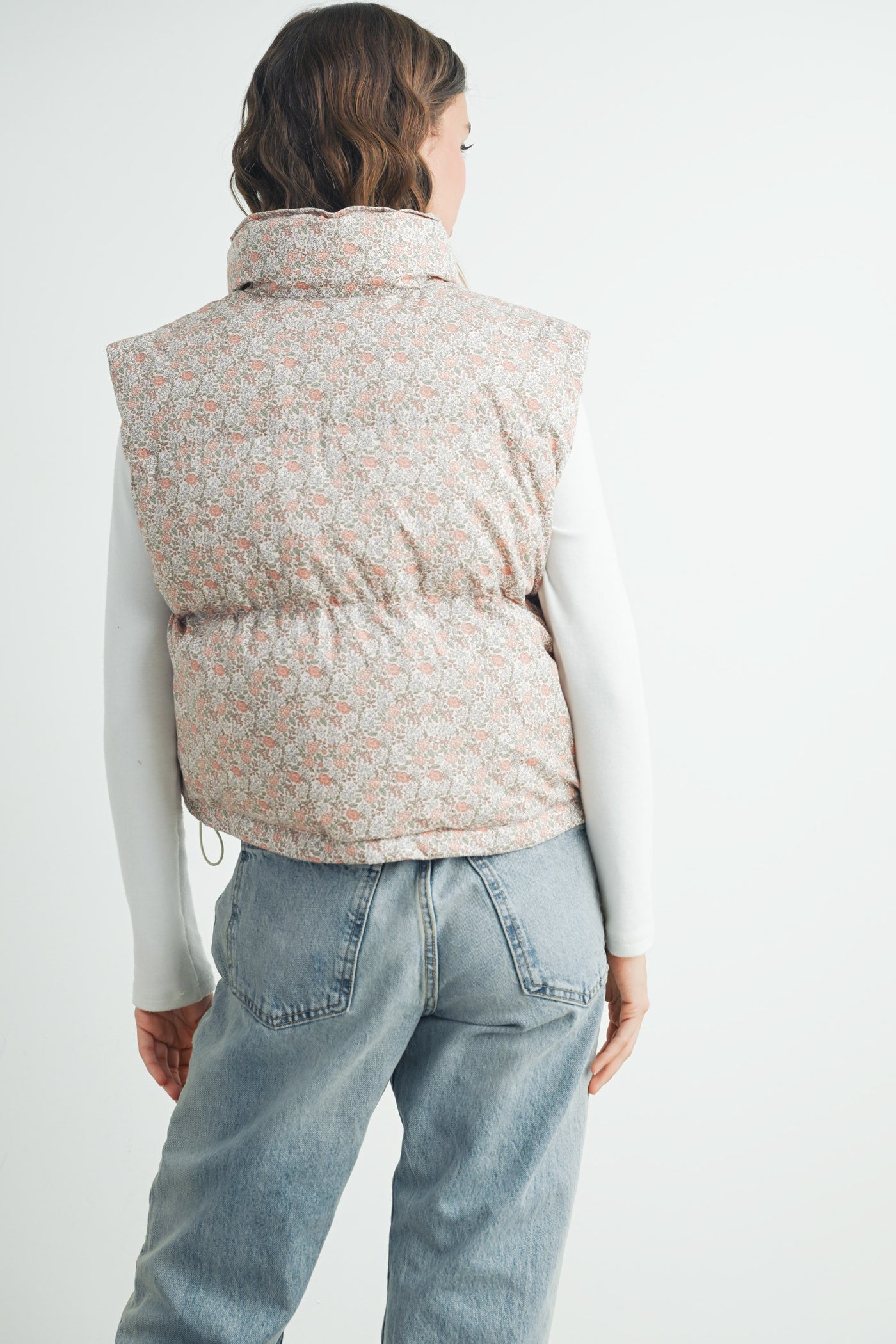 Pixie Floral Puffer Vest