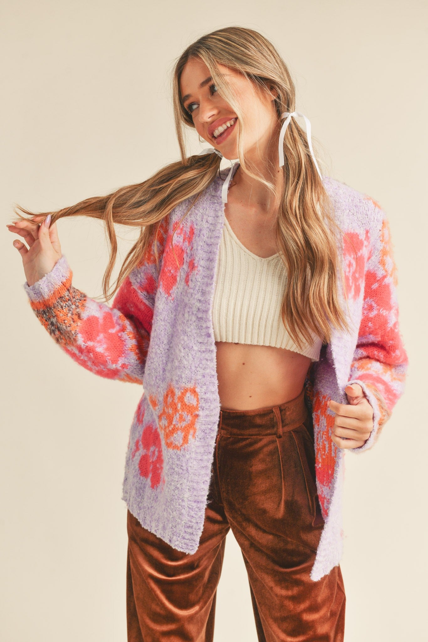 Arlo Fuzzy Cardigan