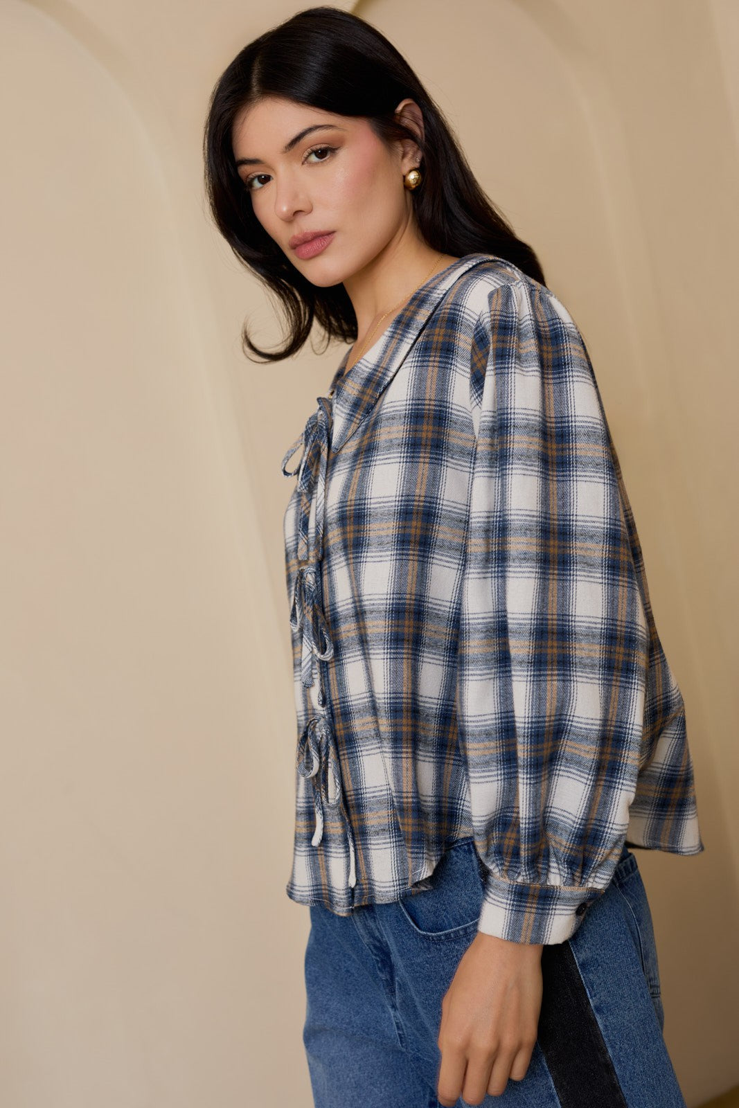 Woodlands Plaid Top