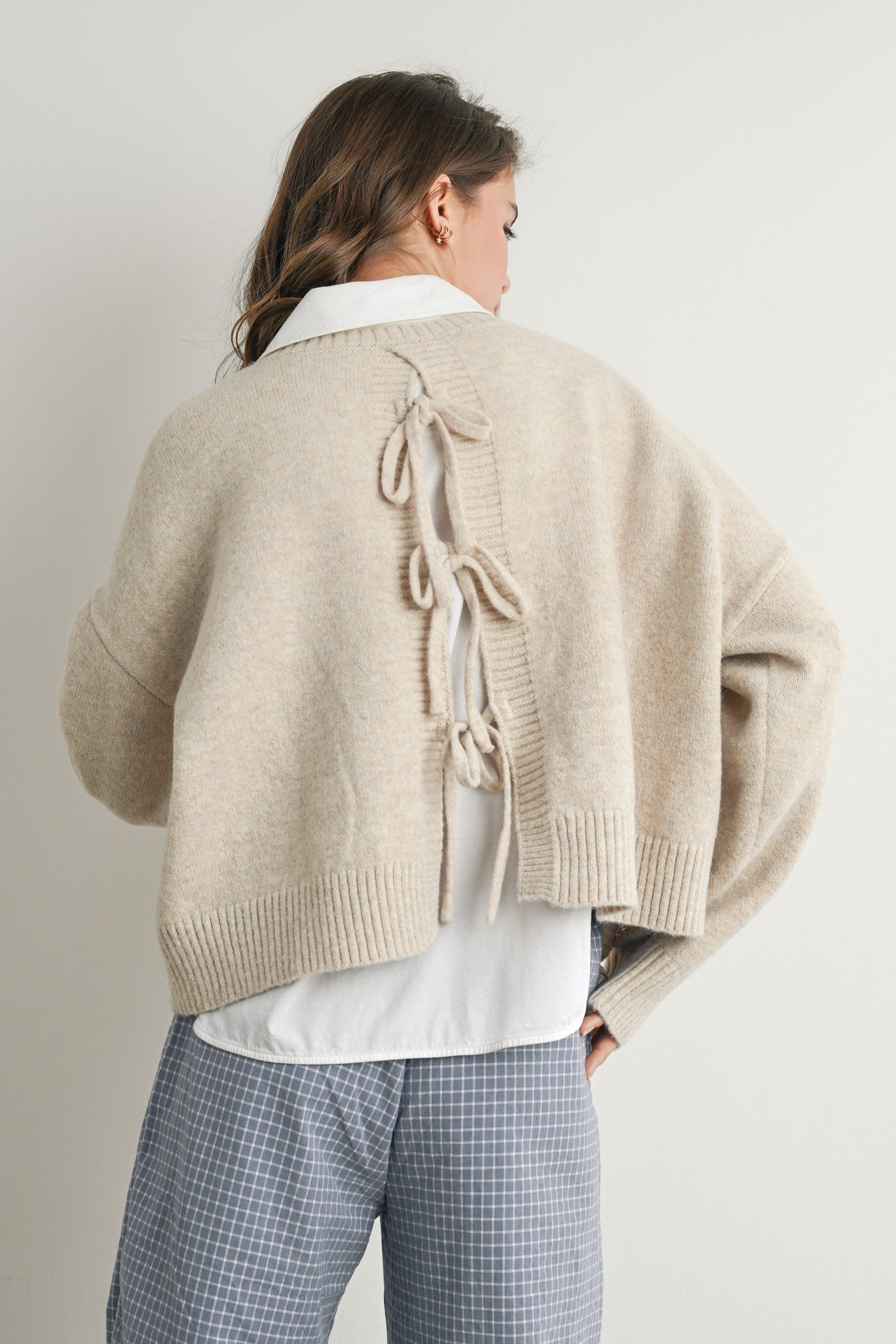 Fleur Tie Back Sweater