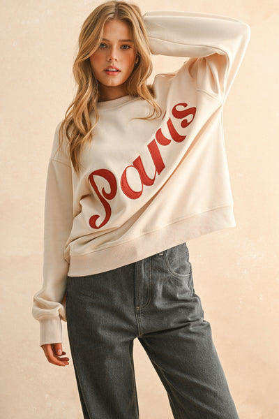 Paris Patch Sweatshirt