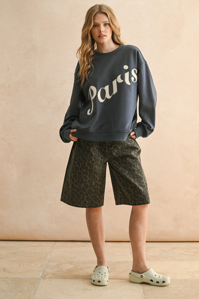 Paris Patch Sweatshirt