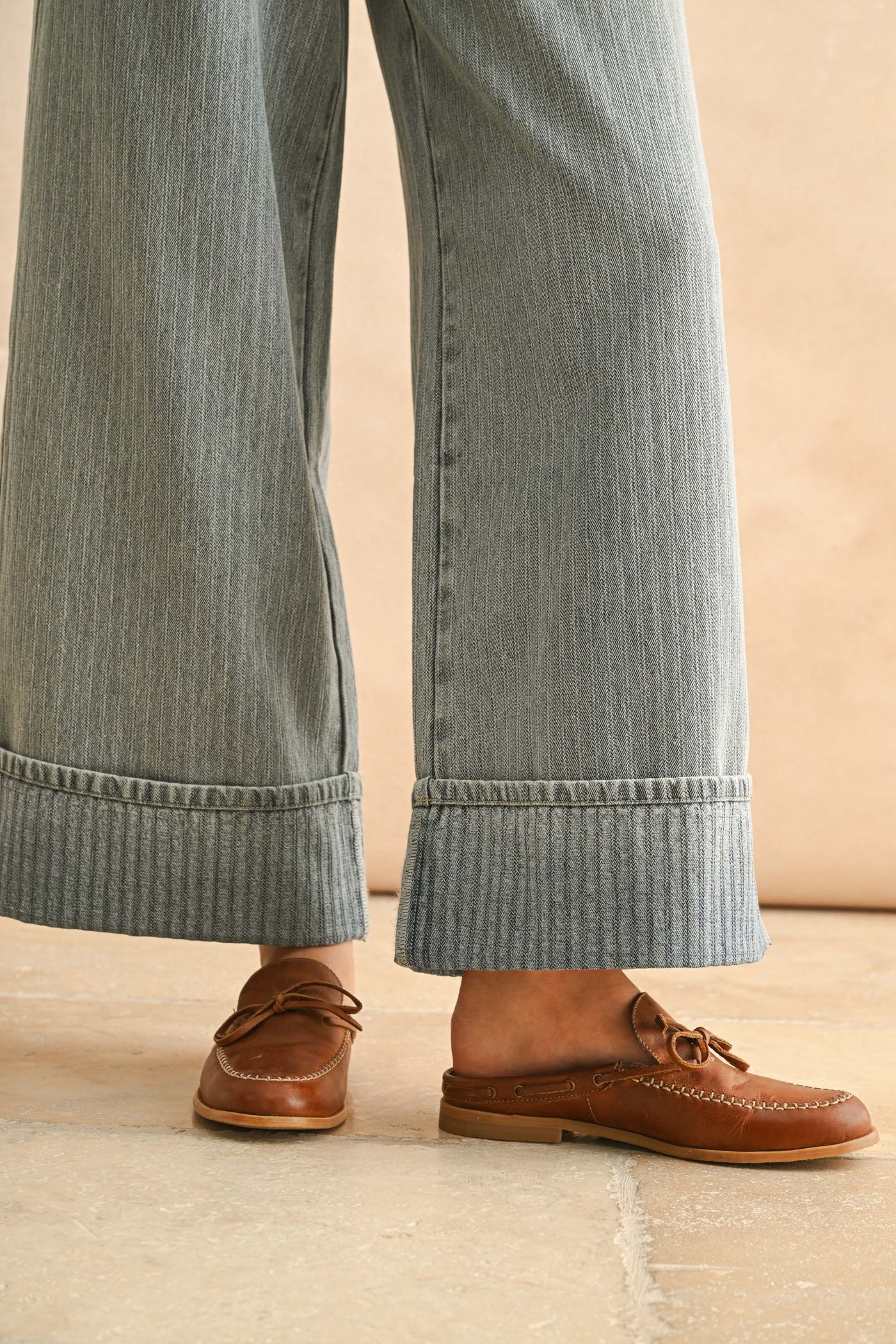 Railroad Striped Denim