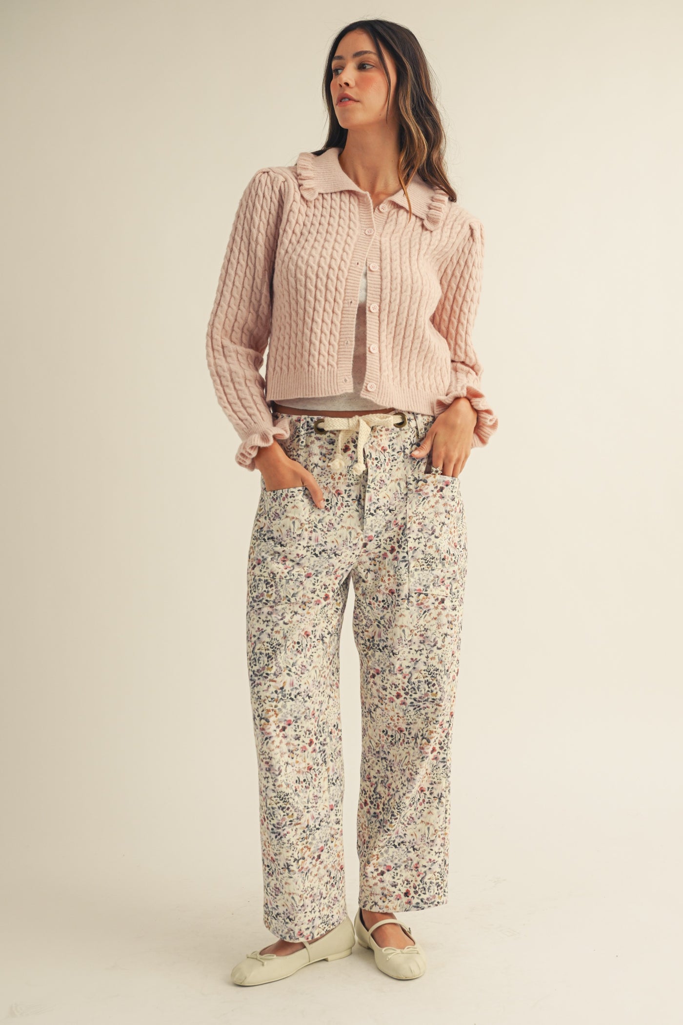 Wild Flowers Rope String Pant