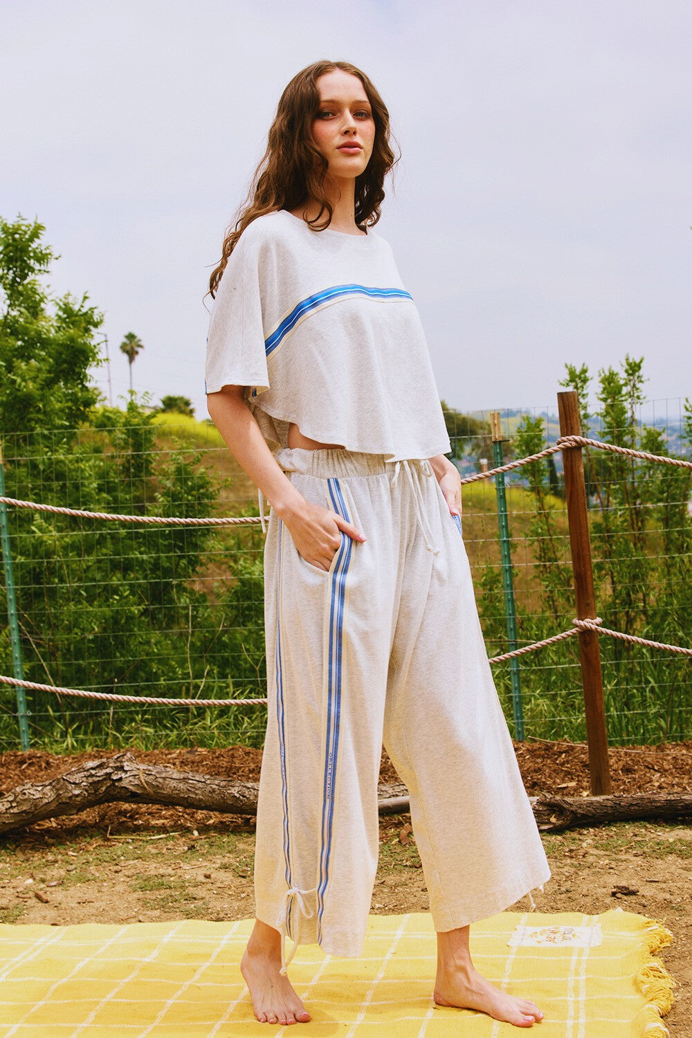 Cali Striped Sweatpants