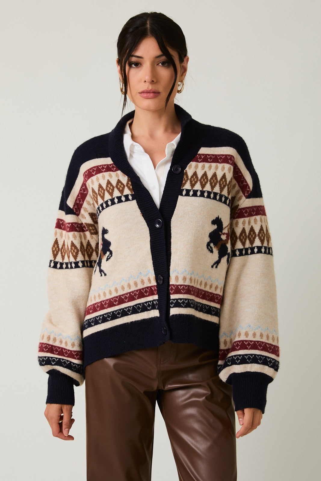 Bronco Graphic Cardigan