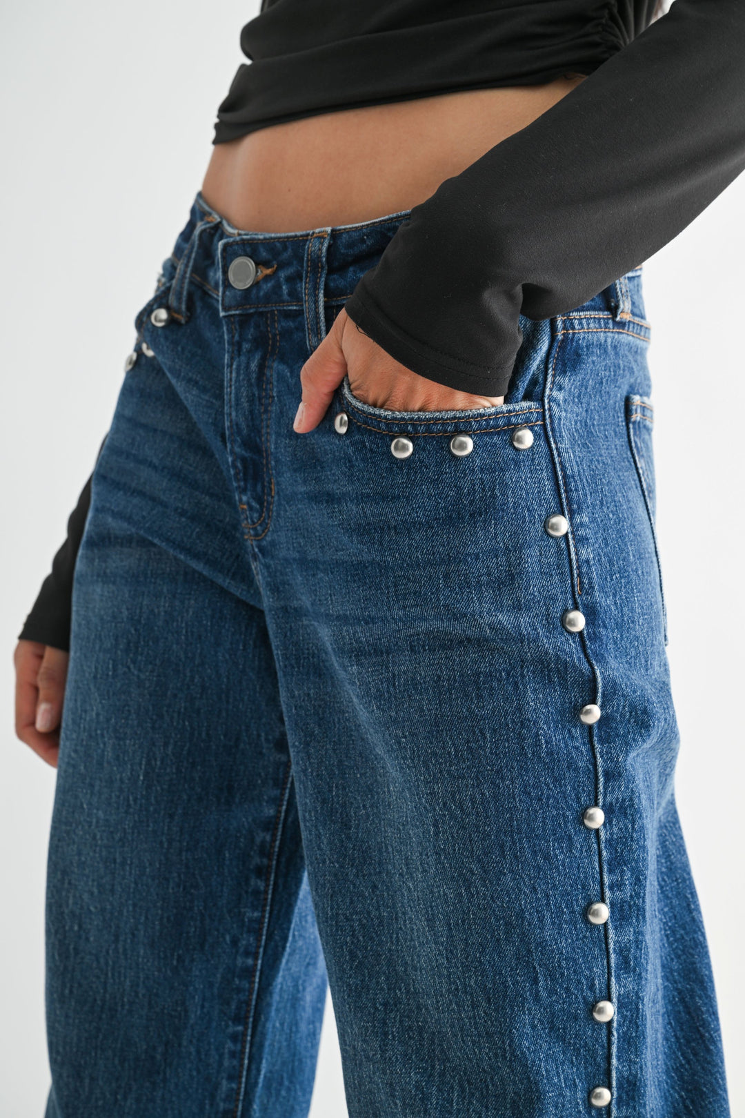 Pepper Studded Jean