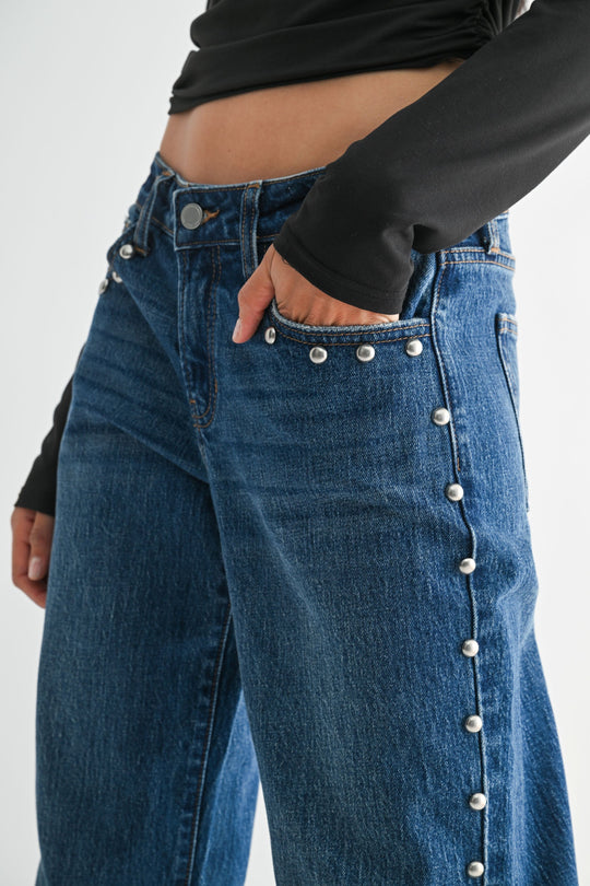 Pepper Studded Jean