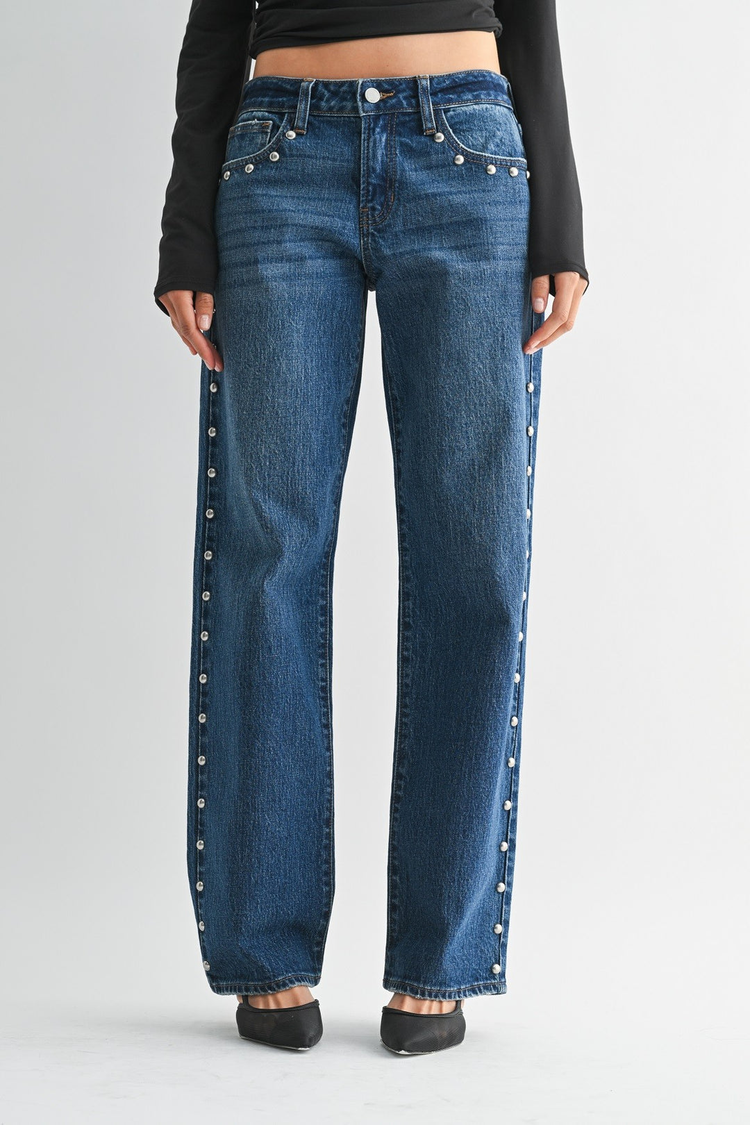 Pepper Studded Jean