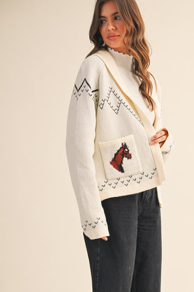 Dark Horses Cardigan