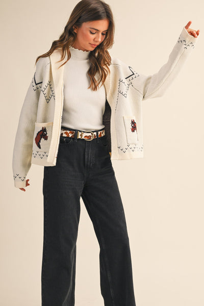 Dark Horses Cardigan