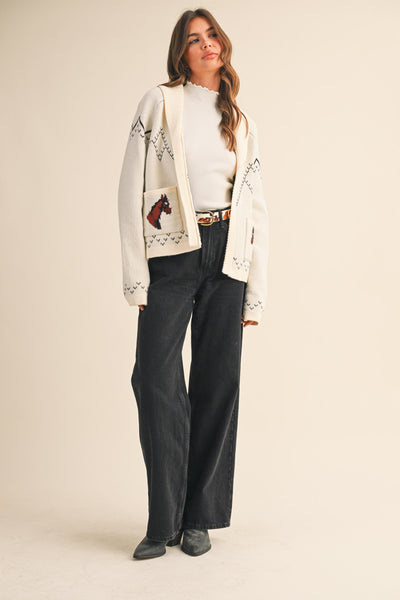 Dark Horses Cardigan