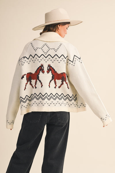 Dark Horses Cardigan