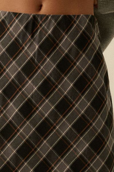 Knox Ombre Plaid Skirt
