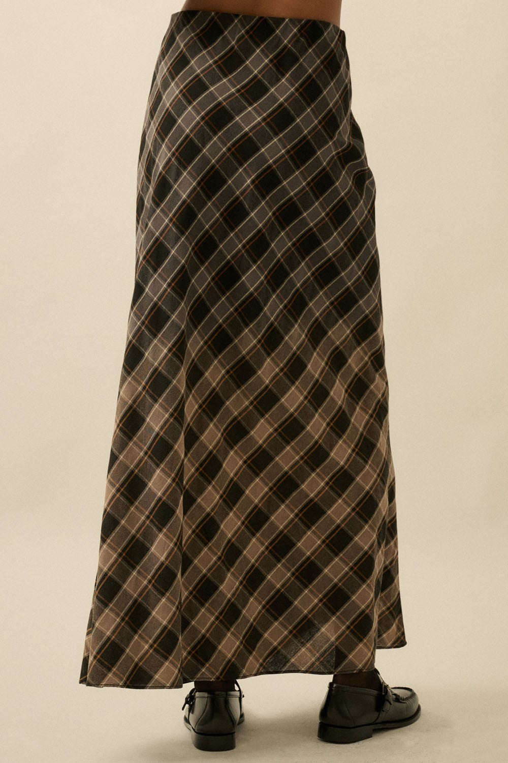 Knox Ombre Plaid Skirt