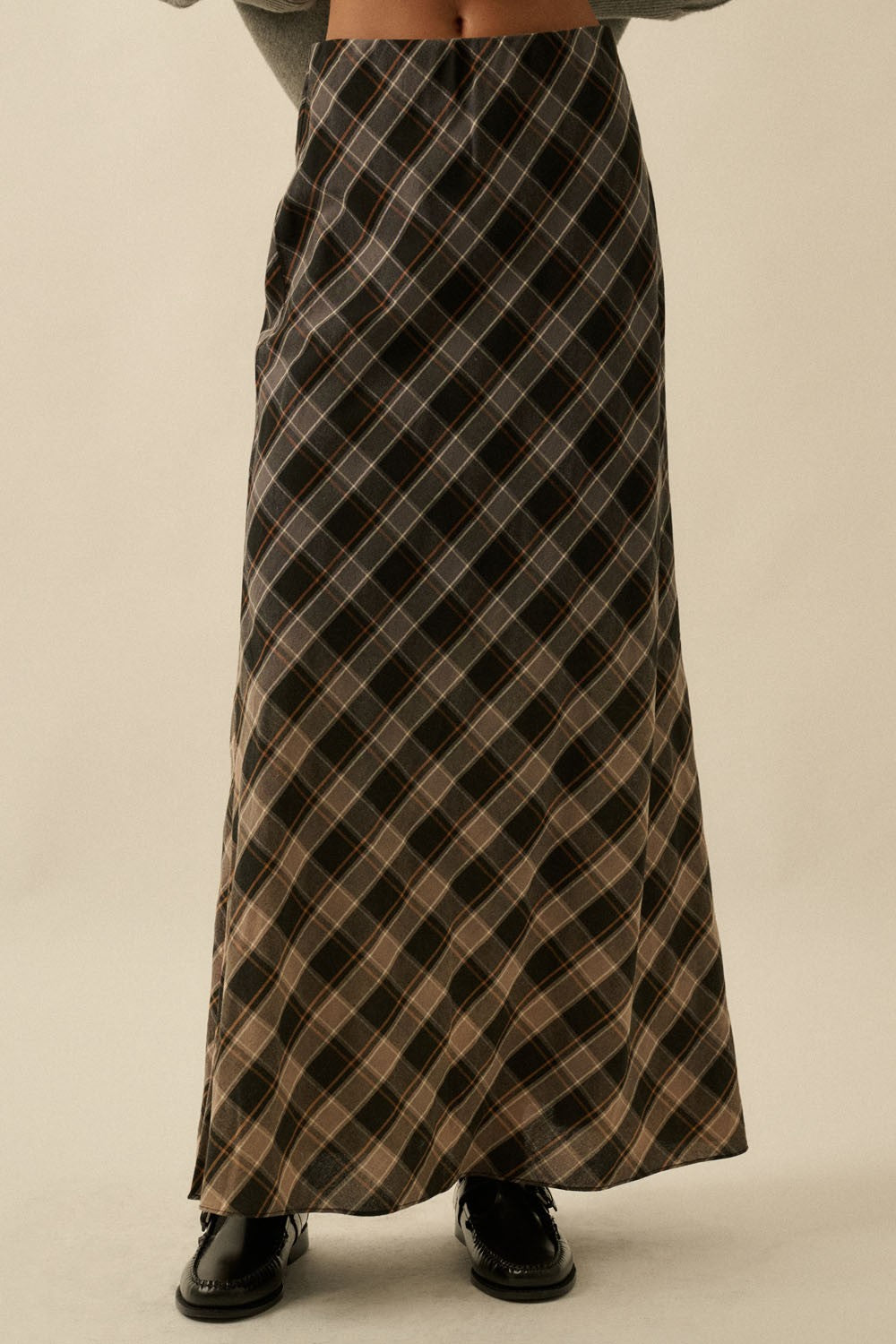 Knox Ombre Plaid Skirt