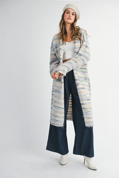 Coastal Winter Long Cardigan