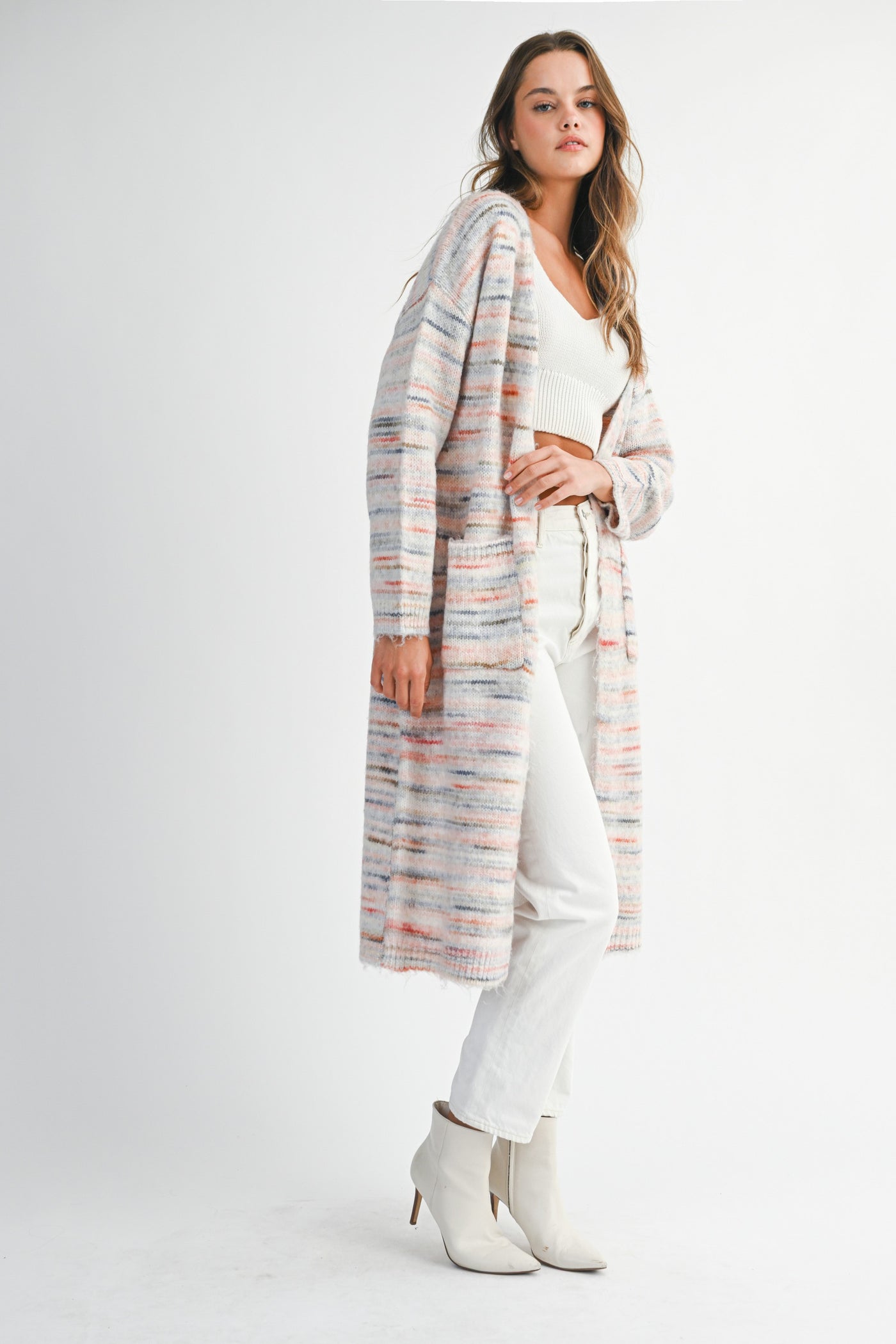 Coastal Winter Long Cardigan