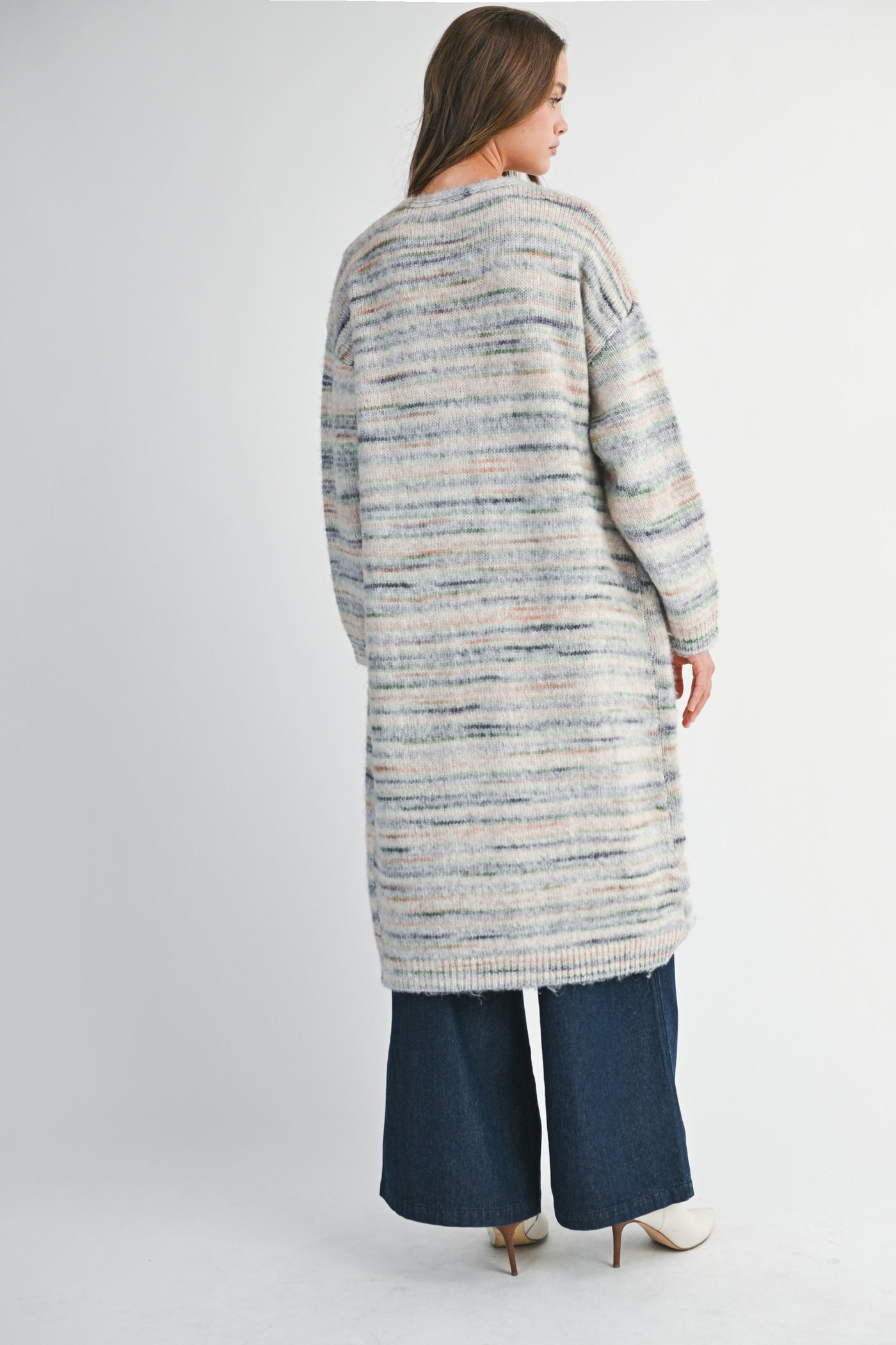 Coastal Winter Long Cardigan