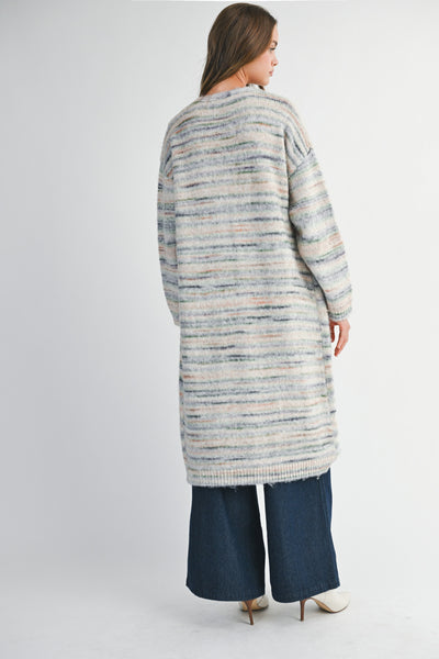 Coastal Winter Long Cardigan
