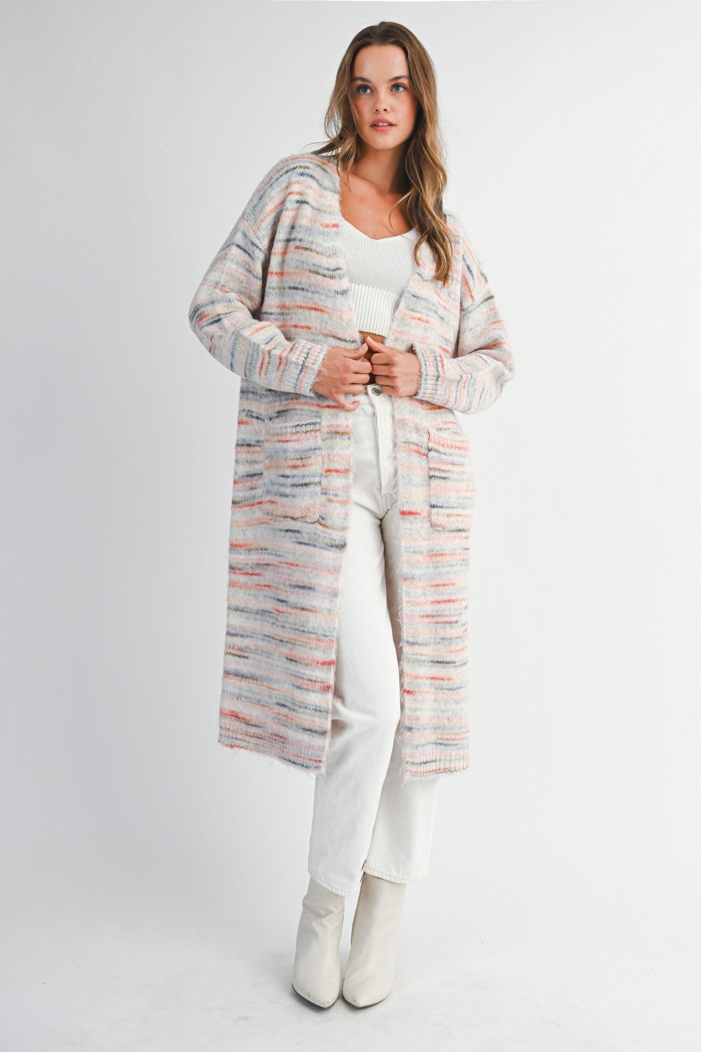 Coastal Winter Long Cardigan