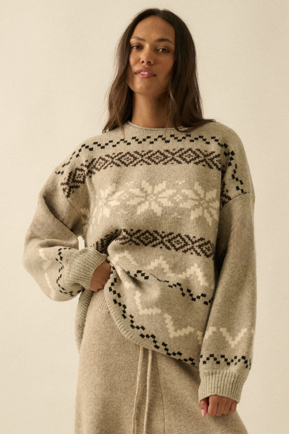 Snowflake Alpine Sweater