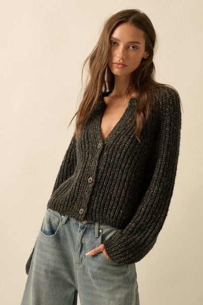 Sterling Rib Knit Cardigan