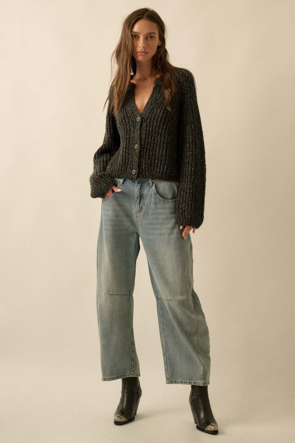 Sterling Rib Knit Cardigan