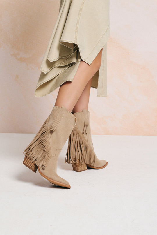 Brynlee Fringe Western Boot