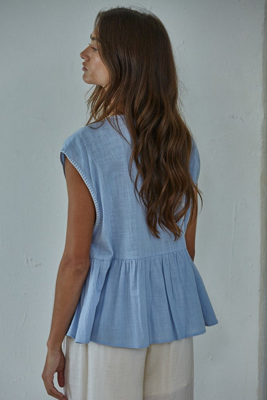 Calla Babydoll Top - Beloved Boutique 