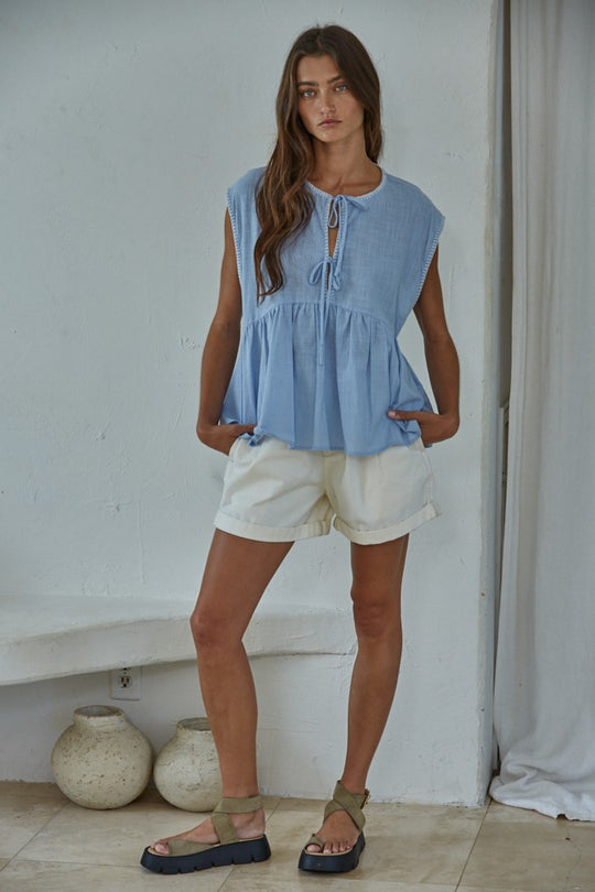 Calla Babydoll Top - Beloved Boutique 