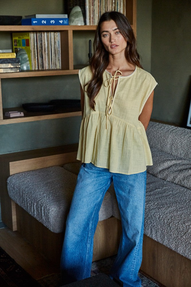 Calla Babydoll Top - Beloved Boutique 