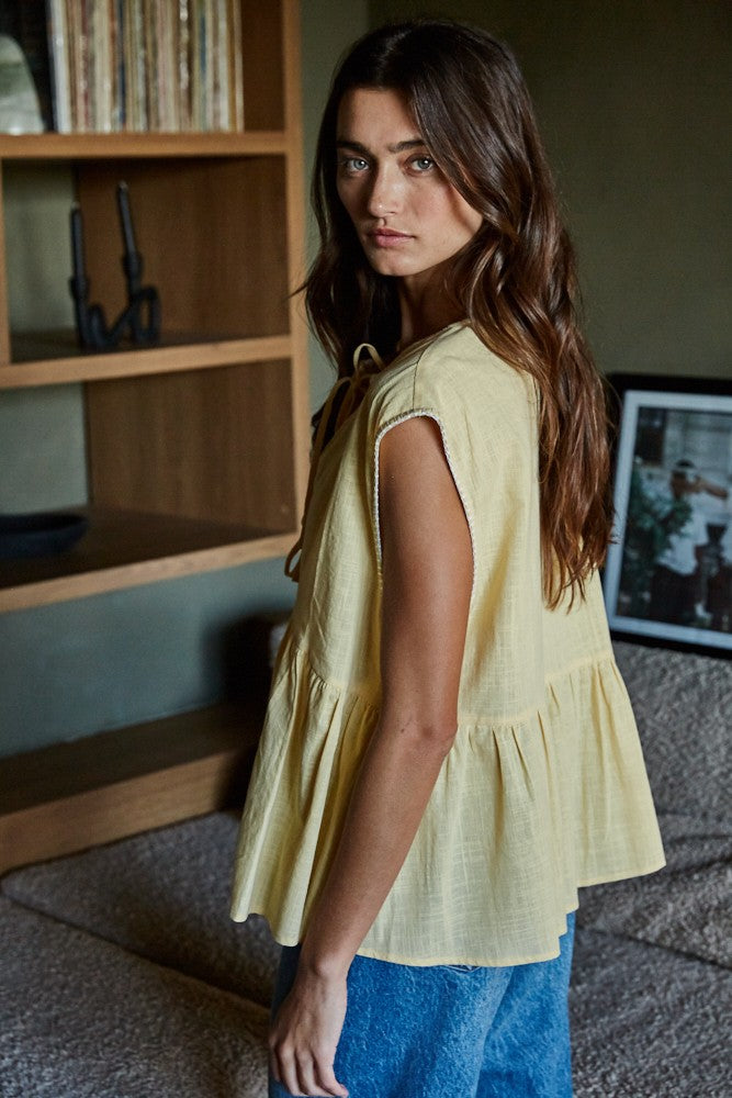 Calla Babydoll Top - Beloved Boutique 