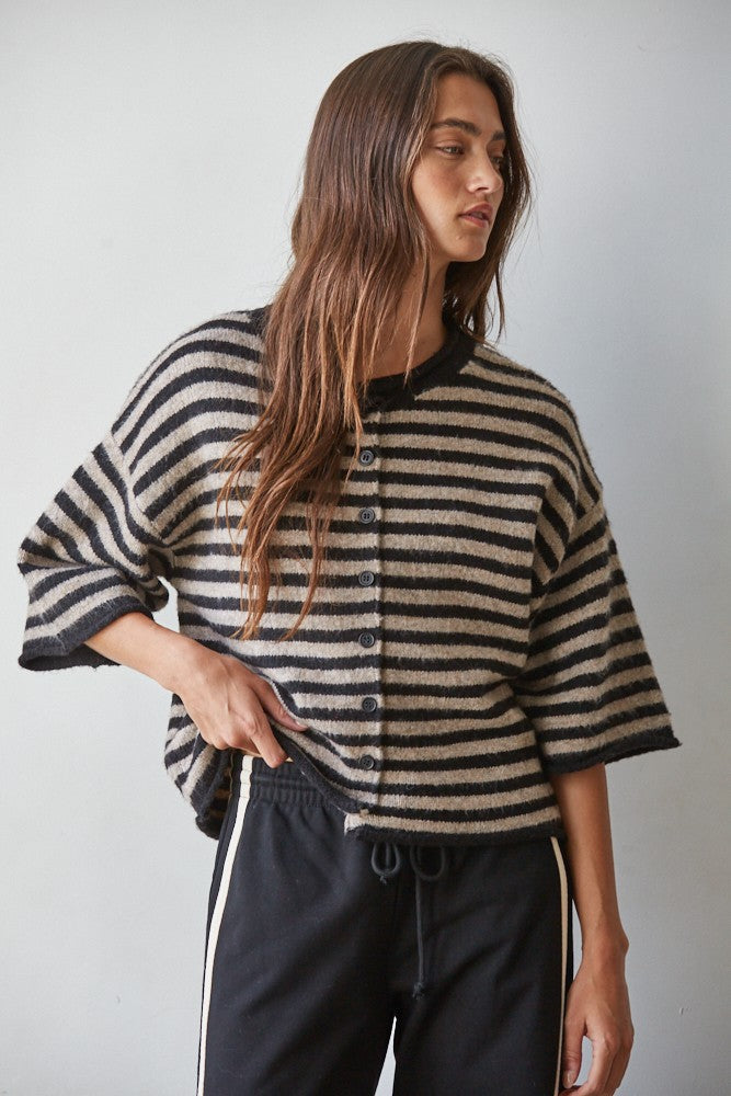 Kelsey Striped Cardigan