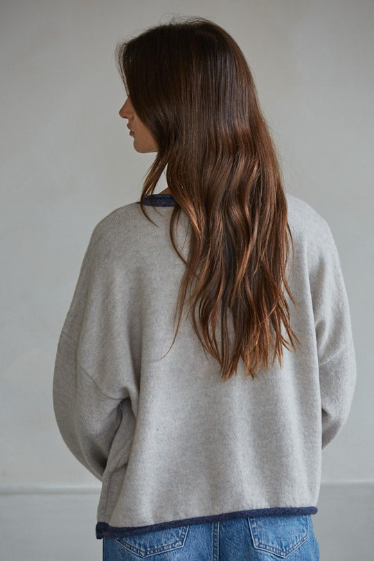 Darcie Contrast Cardigan