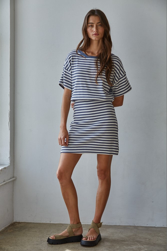 Promesa Marley Striped Mini Dress