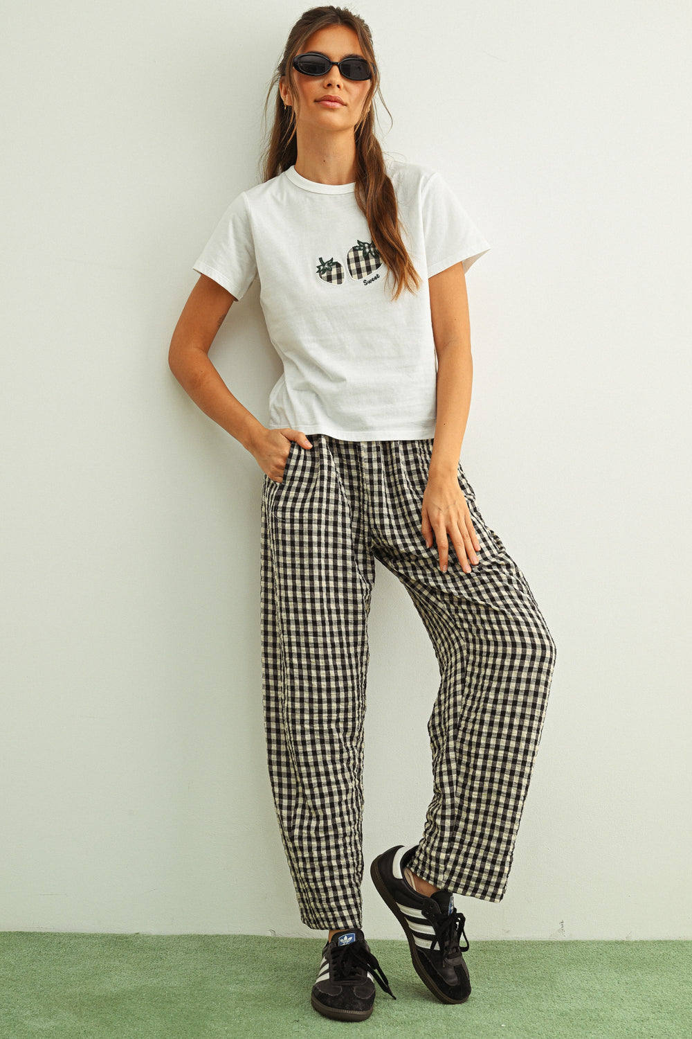 Claire Gingham Pant