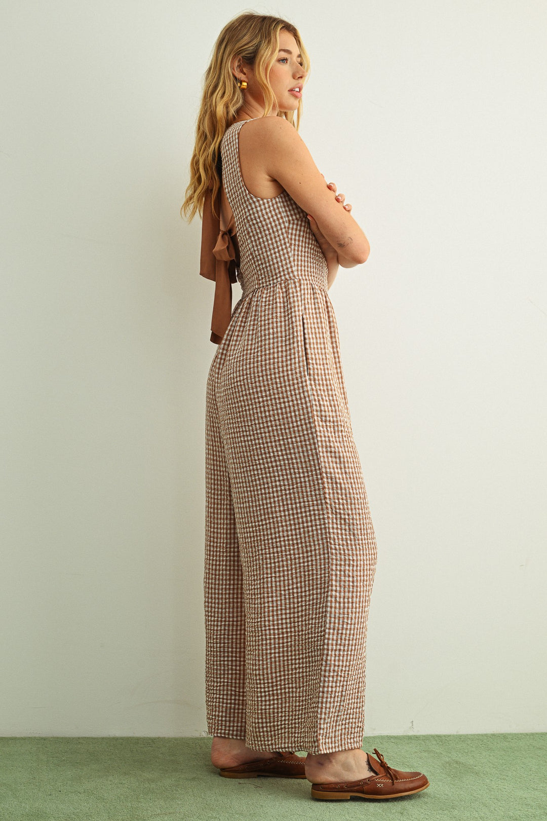 Maisie Gingham Jumpsuit
