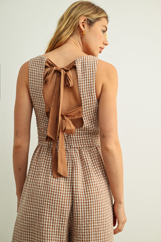 Maisie Gingham Jumpsuit