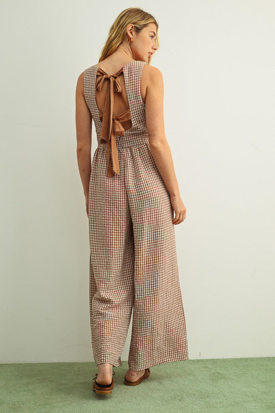 Maisie Gingham Jumpsuit