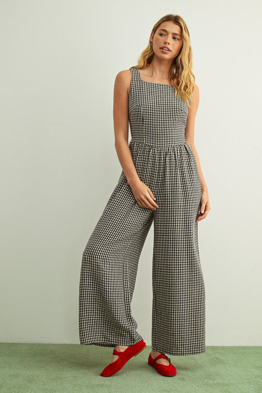 Maisie Gingham Jumpsuit
