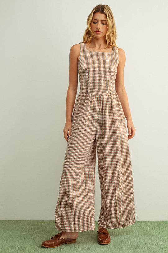 Maisie Gingham Jumpsuit