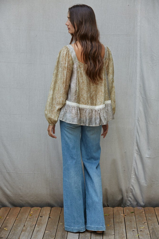 Chelsea Lace Trim Top
