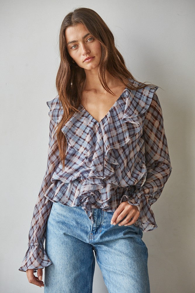 Fenella Peplum Top